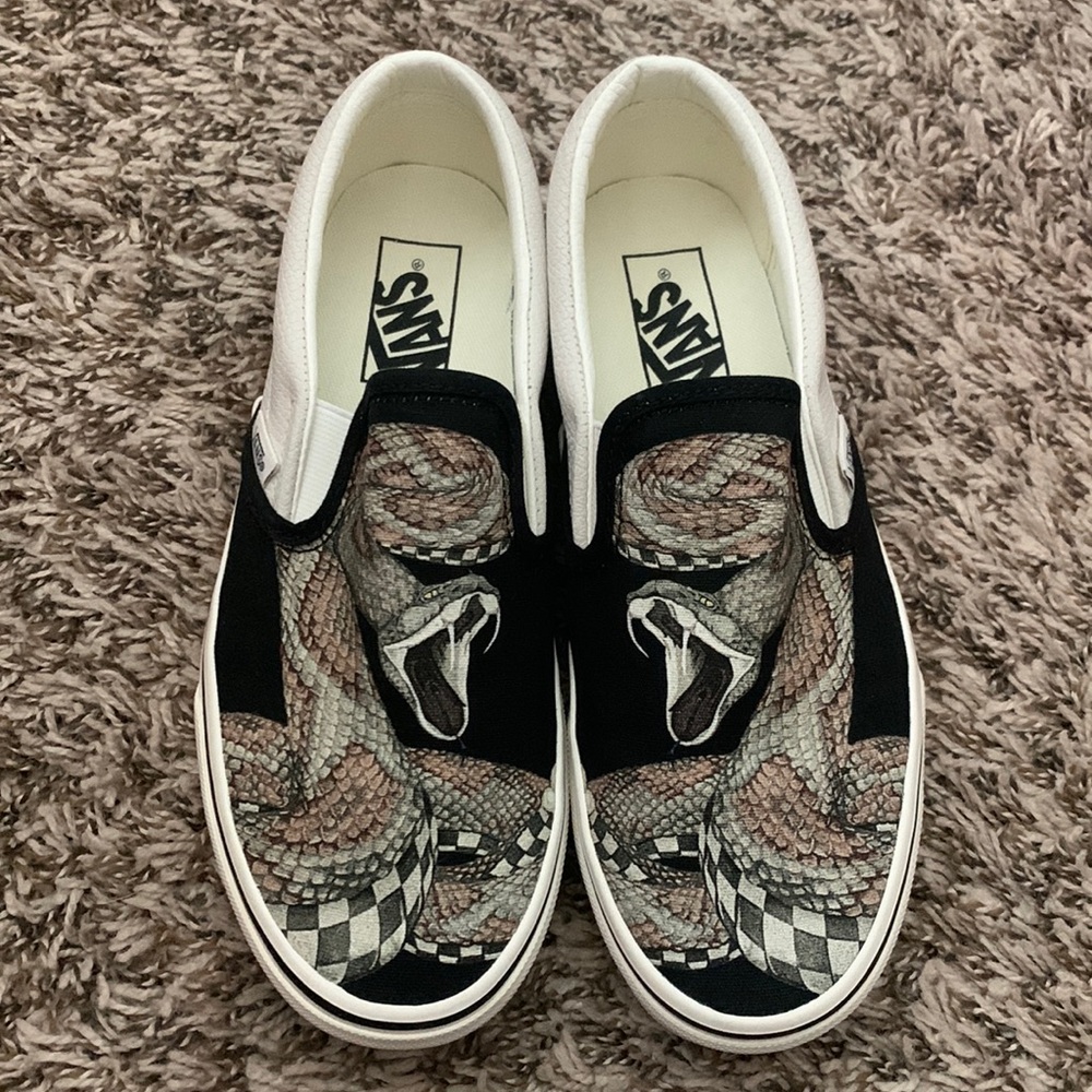 Vans Slip on Snake Print